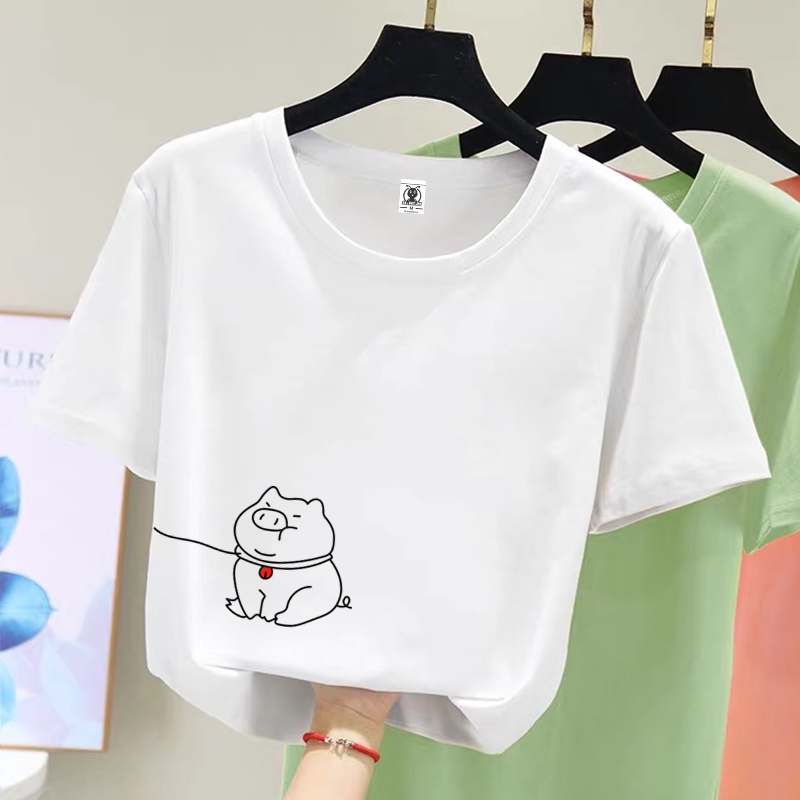 COD unisex cotton plus size tshirt for women on sale printed graphic ...