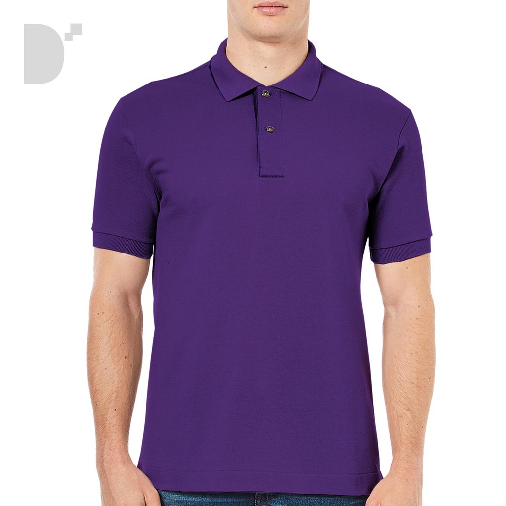 Lifeline Polo Shirt (Violet) | Shopee Philippines