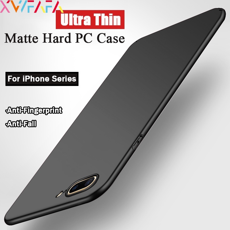 iPhone SE 2020 8 7 6 6S Plus Ultra Thin Matte Frosted PC Hard Case Anti