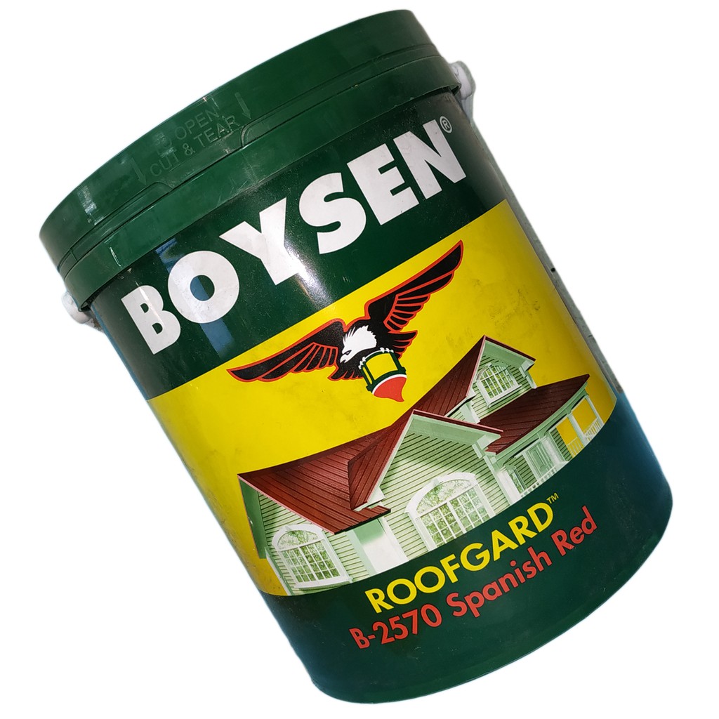 BOYSEN ROOFGARD SPANISH RED B-2570 ( 1 GALLON ) ROOFGUARD ======= ROOF ...