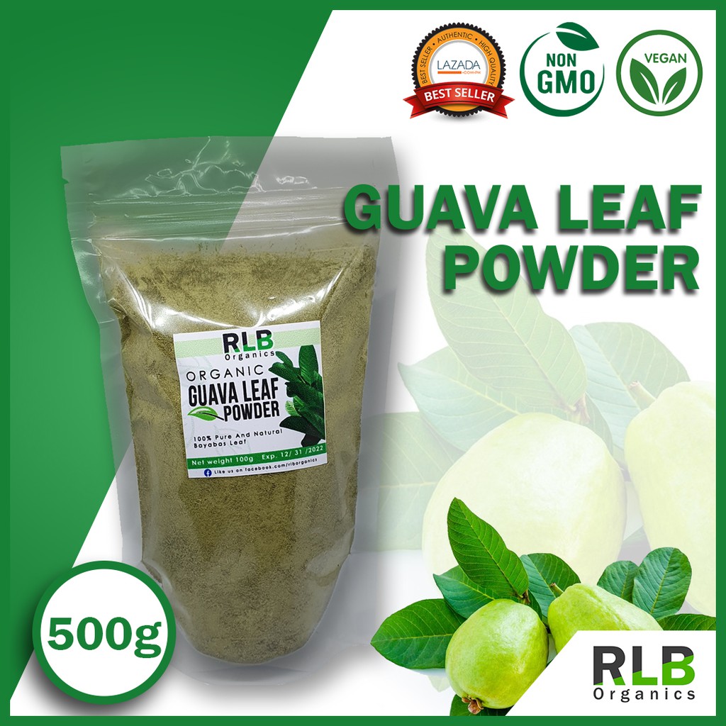 500 grams 100% Pure Organic Natural Guava Leaf Powder - High in Vitamin ...