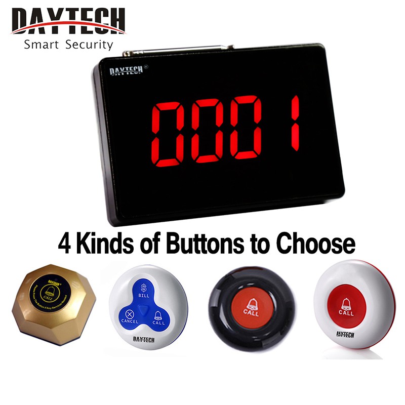 Daytech Wireless Calling System Call Button For Clinic Nurses Waiter ...