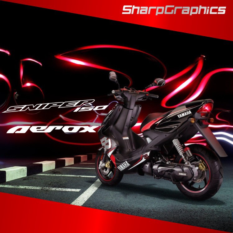Yamaha Sniper Aerox Motorcycle Sticker Decal | Shopee Philippines