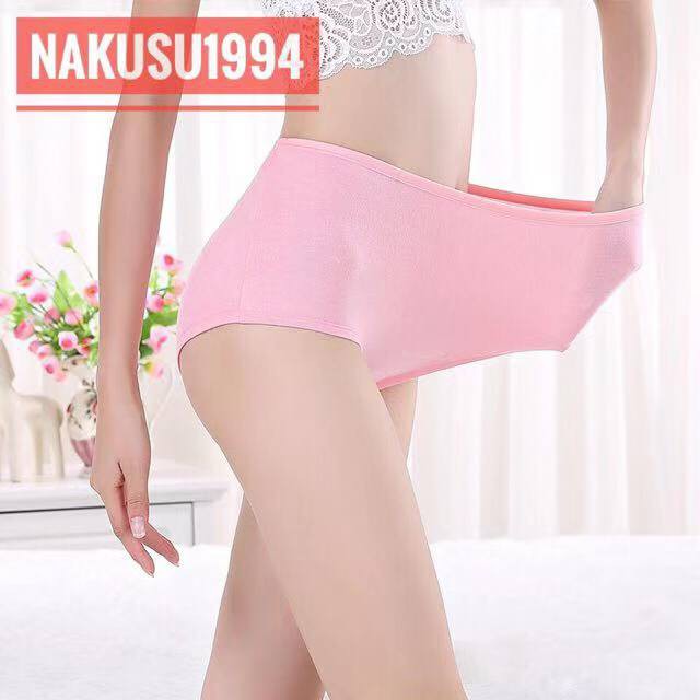 Fulyou Ladies Cotton Underwear High Waist Full Coverage No Muffin