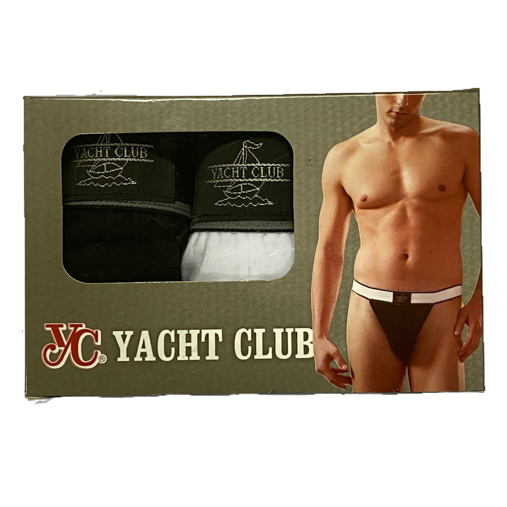 YC YACHT CLUB 3203 Men's Cotton Tanga Brief (3pcs / Pack)