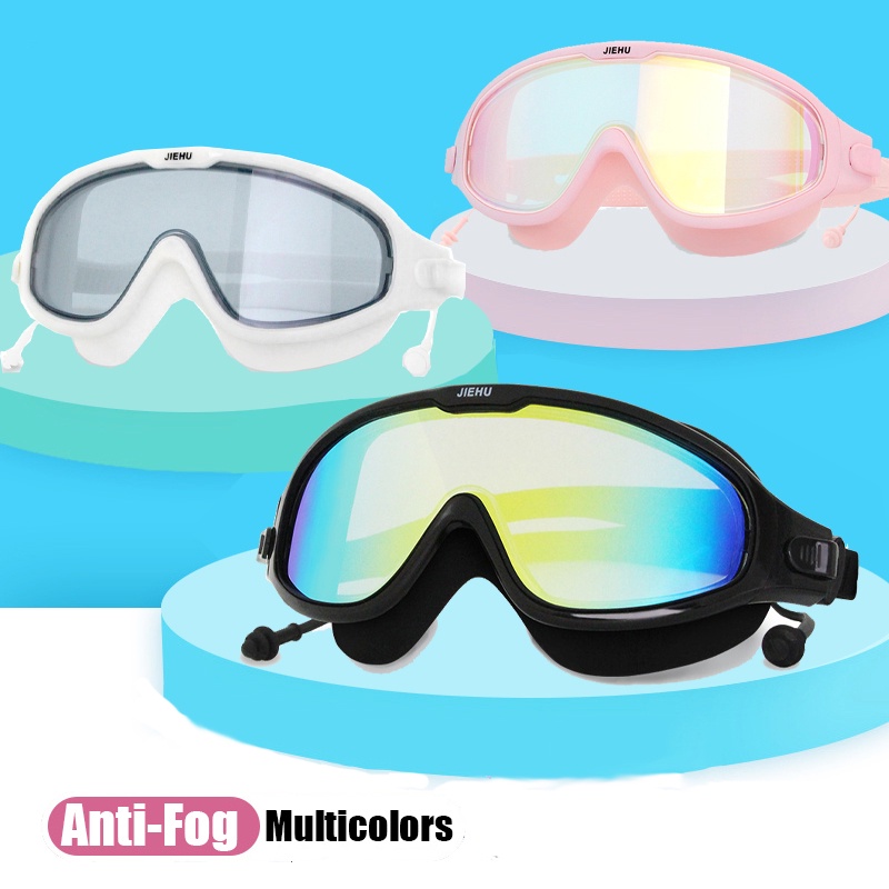 Swimming Goggles Adults Waterproof Swim Diving Mask Eyewear Antifog