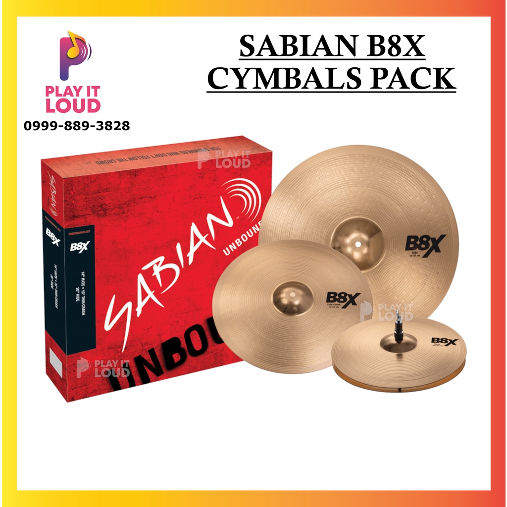 Sabian b8x deals performance set