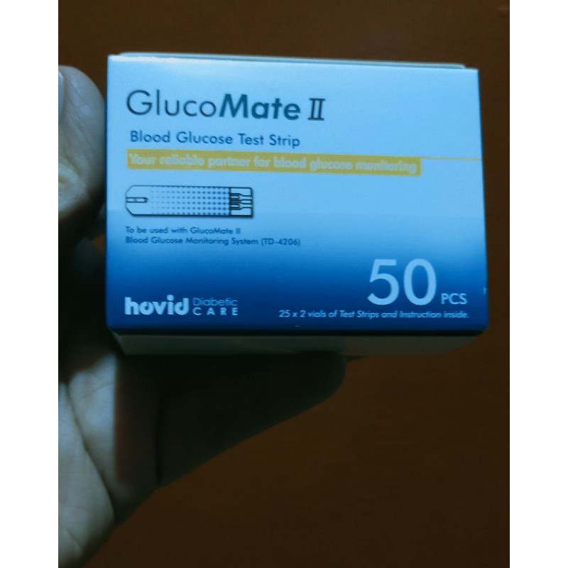 blood sugar test kit II Strips ( 2 canester 50pcs) Shopee Philippines