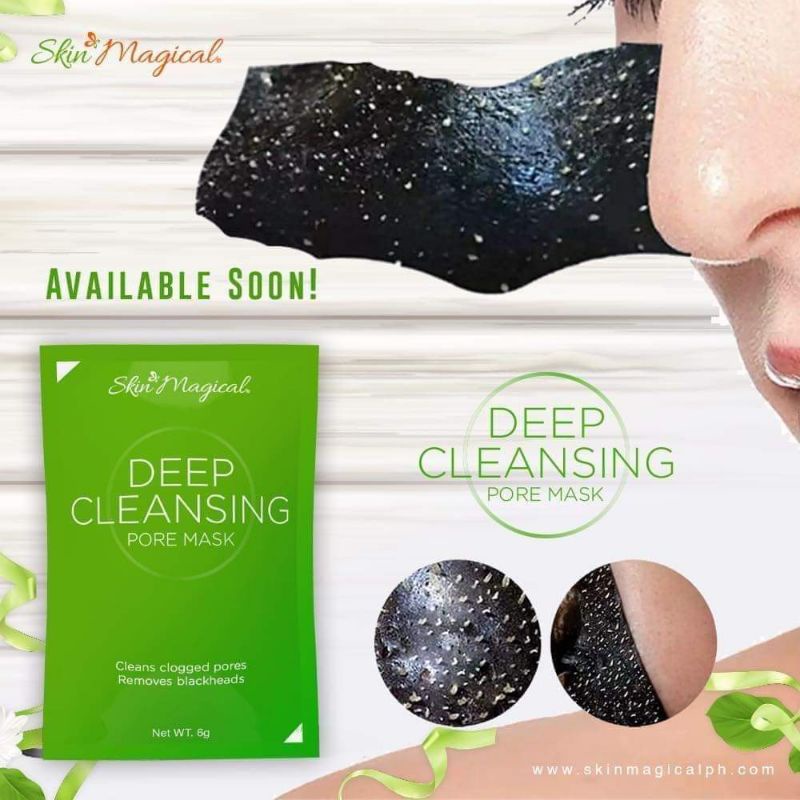 Skin Magical Deep Cleansing Pore Mask Blackheads remover Mask Shopee