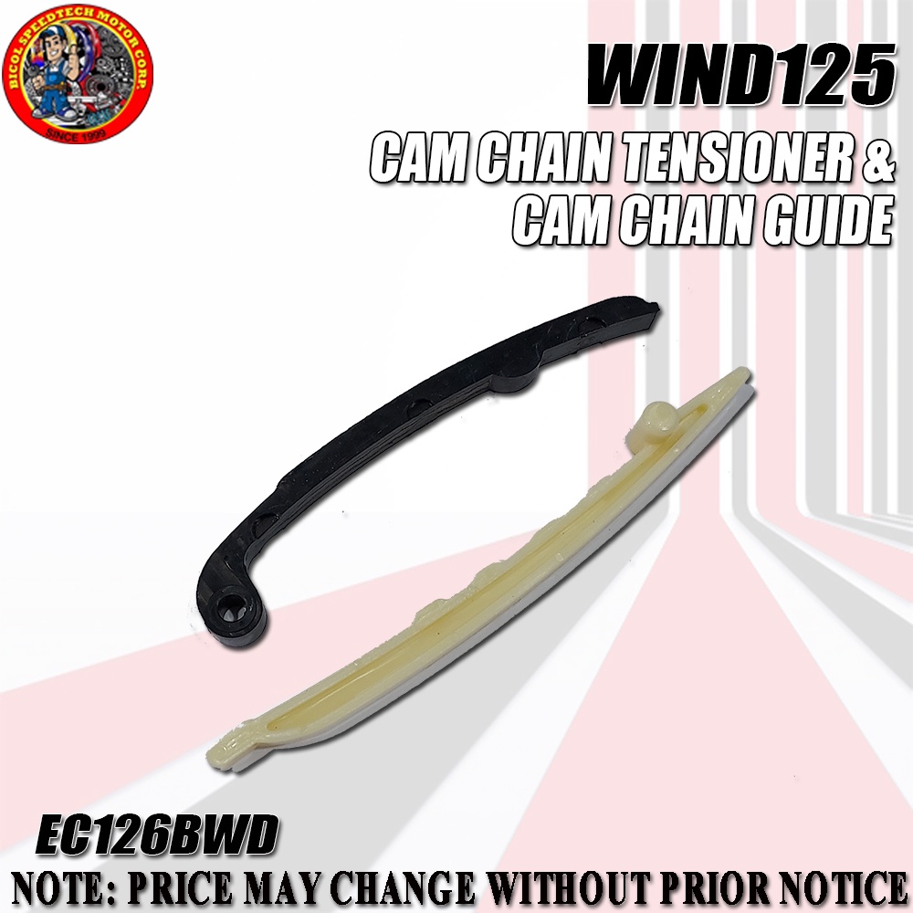 WIND 125 CAM CHAIN TENSIONER AND CAM CHAIN GUIDE (EC126BWD) | Shopee ...