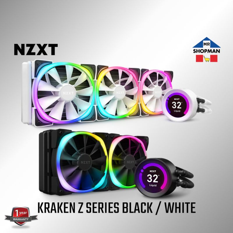 NZXT Kraken Z53 RGB / Z63 RGB / Z73 RGB AIO Liquid CPU Cooler Black
