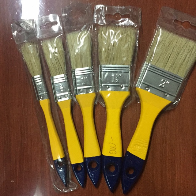 Paint Brush 1/2" 3/4 1" 11/2" 2" 21/2" 3" Assorted sizes Shopee