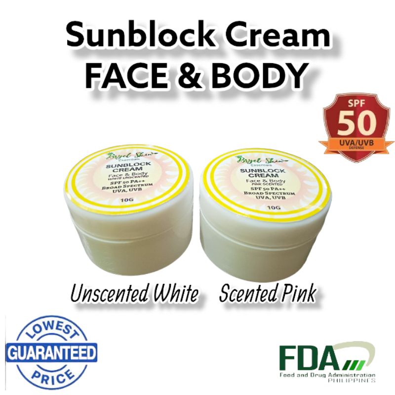 Bryel's Sunblock Protection for Face and Body SPF50 PA+++ UVA/UVB Sun ...