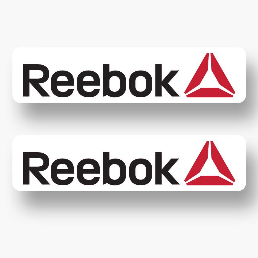 x2 REEBOK Logo Vinyl Sponsor Decal Sticker Car MMA UFC Training ...