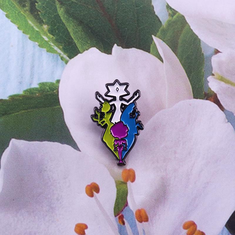 Diamond authority enamel pin space matriarchal leader badge gorgeous ...