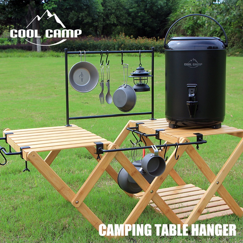 Universal Outdoor Table Hanging Rod Portable Camping Rack Picnic ...