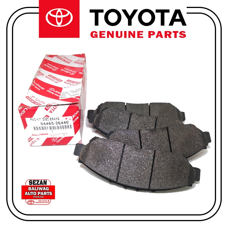 TOYOTA FRONT BRAKE PAD SET HIACE 20192022 446526440 GENUINE Shopee