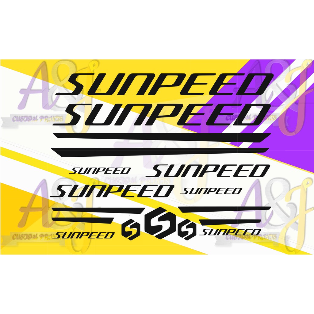 sunpeed bike frame design stickers | Shopee Philippines