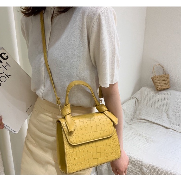 Hanju Ava Korean Stone Pattern Fashion Shoulder Bags for Women | Shopee ...