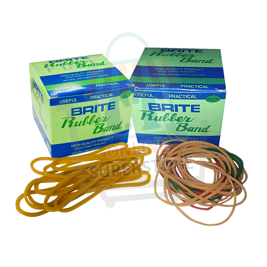 Brite Rubber Band No.16 50grms/box Shopee Philippines