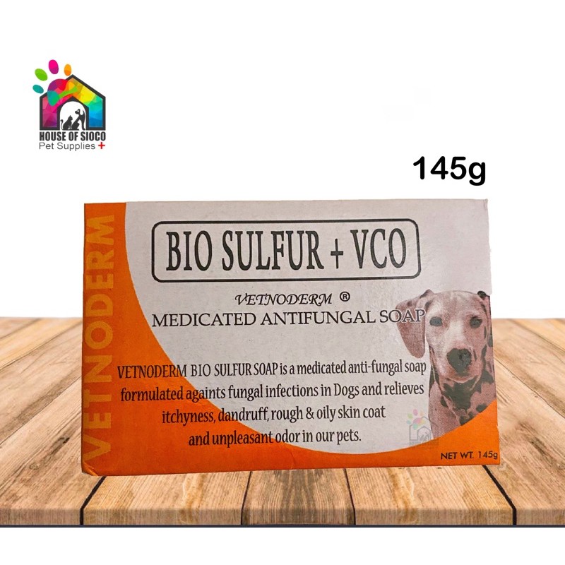 Vetnoderm Sulfur VCO Medicated Antifungal Soap 145g Shopee Philippines