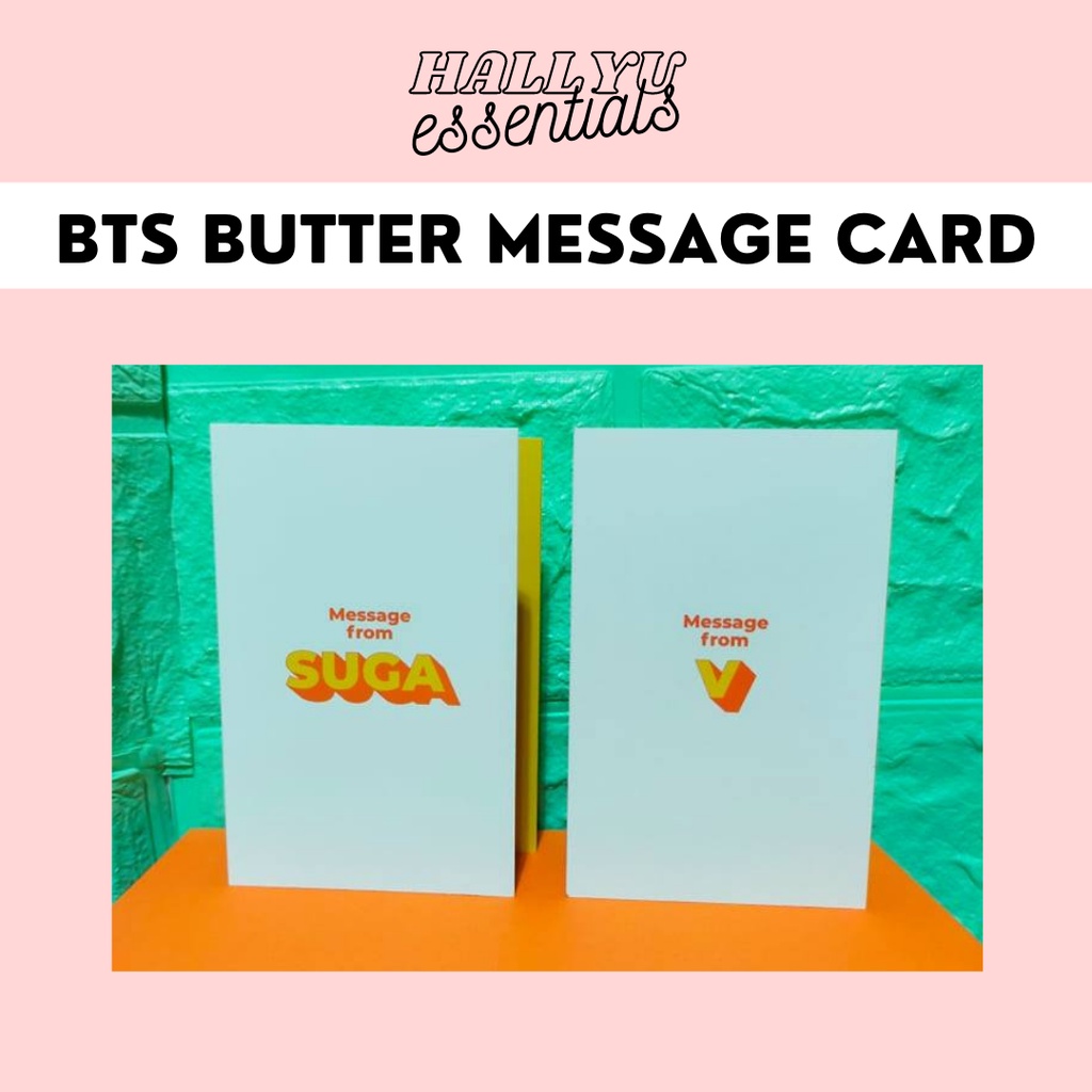 [ON-HAND] BTS Butter Message Card | Shopee Philippines