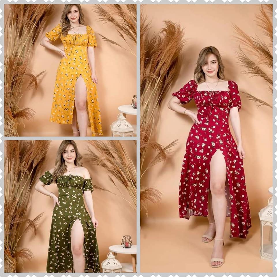 Shopee floral maxi outlet dress