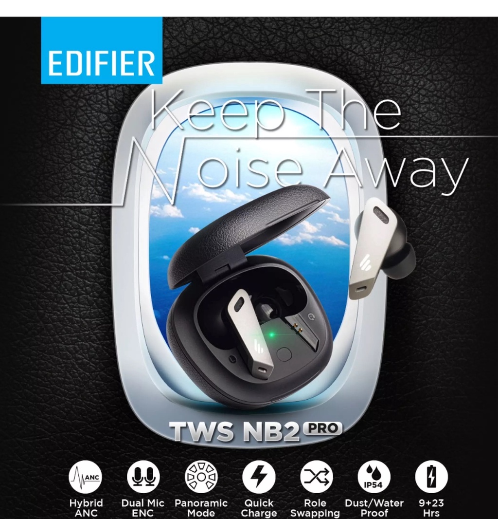 Edifier TWS NB2 & TWS NB2 Pro Wireless Earbuds Bluetooth V5.0 ...