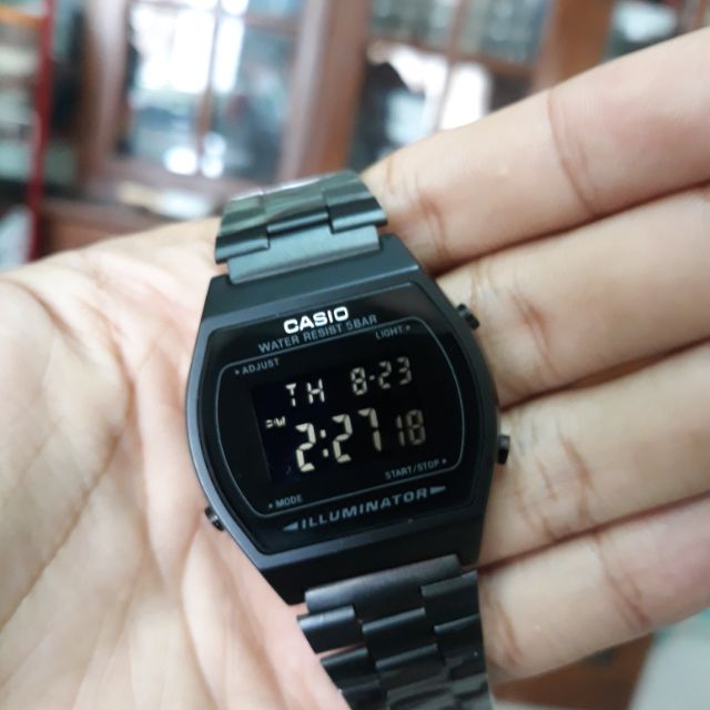 Casio Vintage B640 Triple Black Shopee Philippines