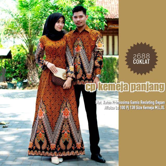 Batik couple batik sarimbit Robe couple Dress Uniform Party Robe batik ...
