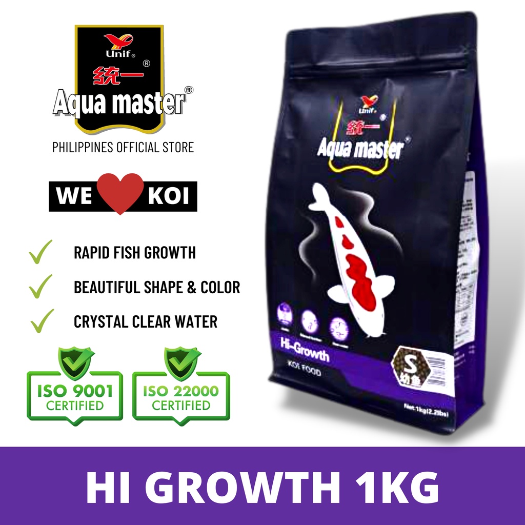 Aquamaster Koi Food Hi Growth 1kg Shopee Philippines