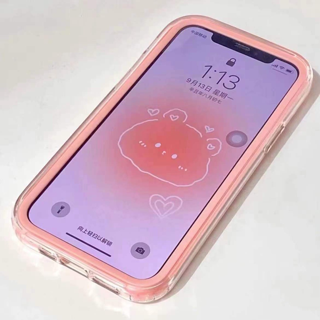 Clear Case Pink Color For Iphone Iphone 6/6s Cellairis Skin Impact