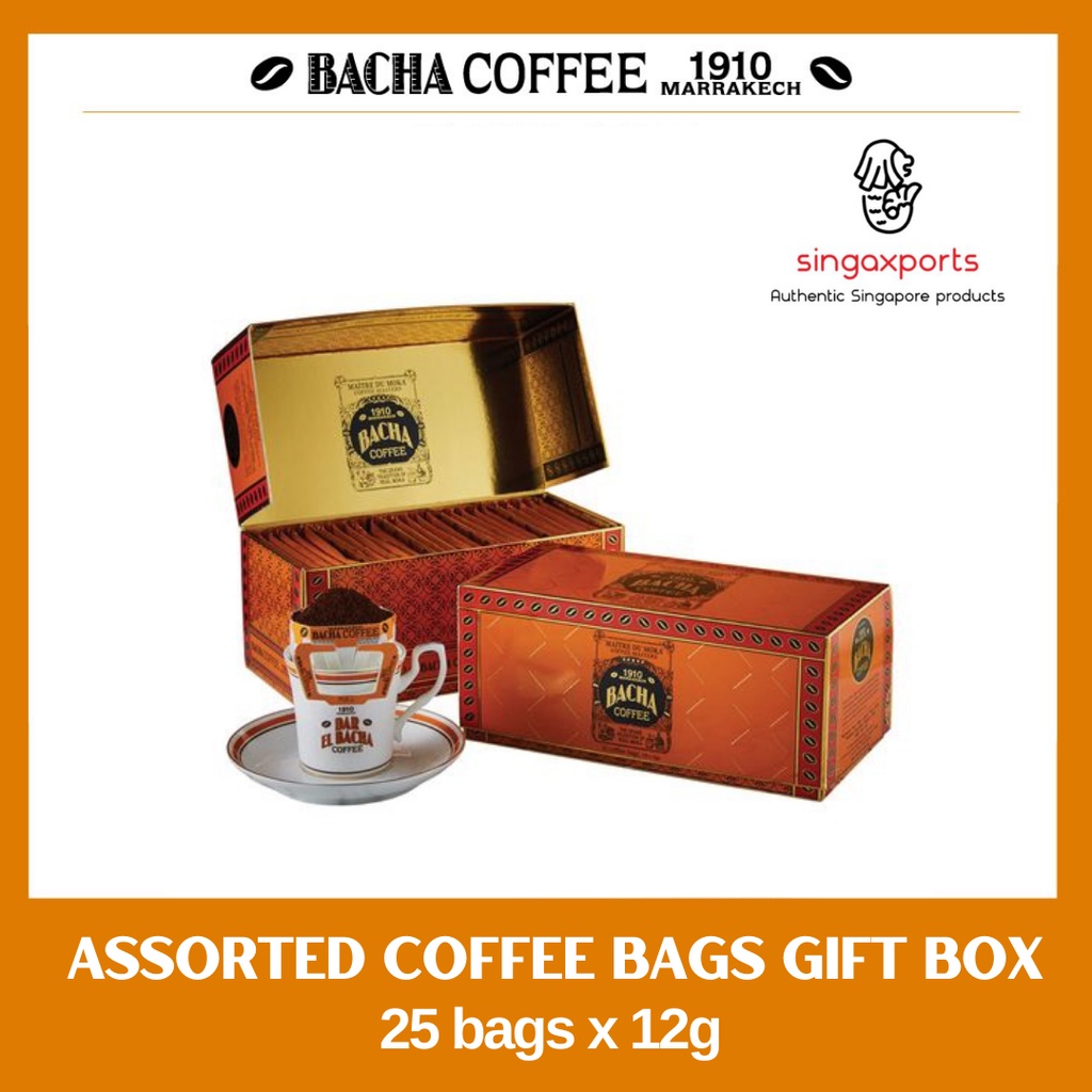 Bacha Coffee Assorted Coffee Bags Gift Box (25 coffee bags) Shopee Philippines