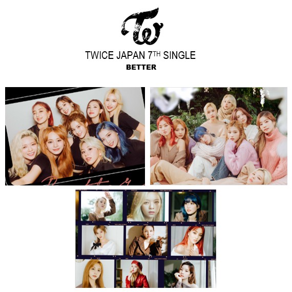 TWICE JAPAN 7TH SINGLE 'BETTER' A4 CONCEPT PHOTO POSTER/PRINT