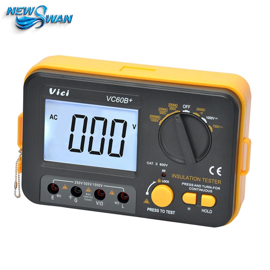 VC60B+ Digital Insulation Resistance Tester VICI Megger MegOhm Meter