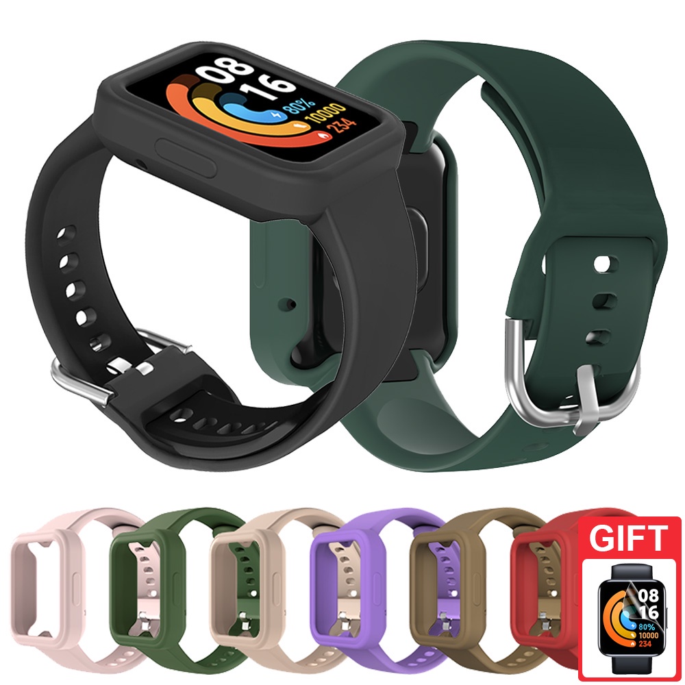 For Redmi Watch Xiaomi Mi Watch Lite Silicone/Stainless Steel Watch Band  Strap