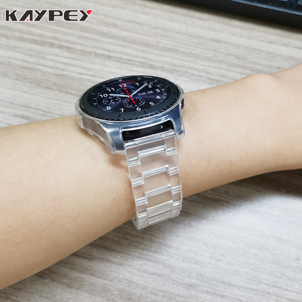 Clear hot sale watch band