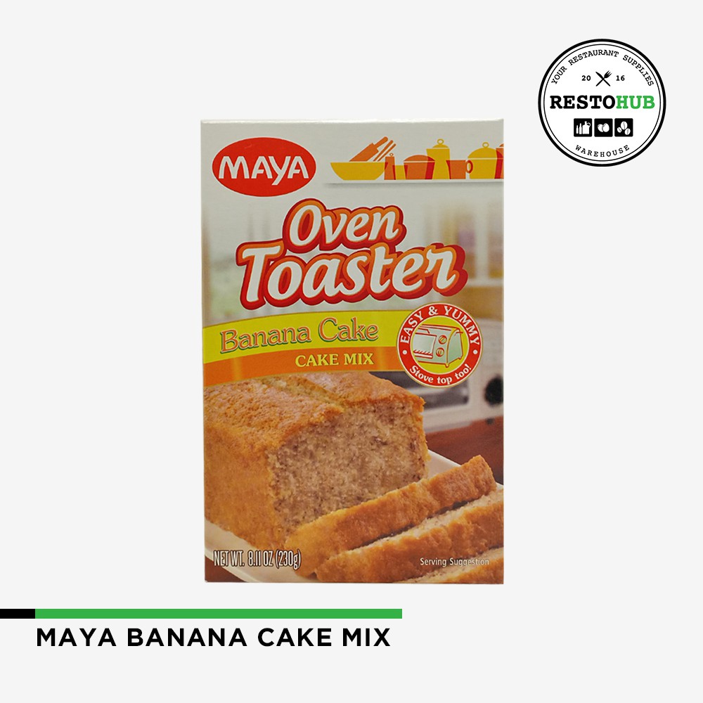 Maya Banana Cake Mix Oven Toaster 230g Shopee Philippines