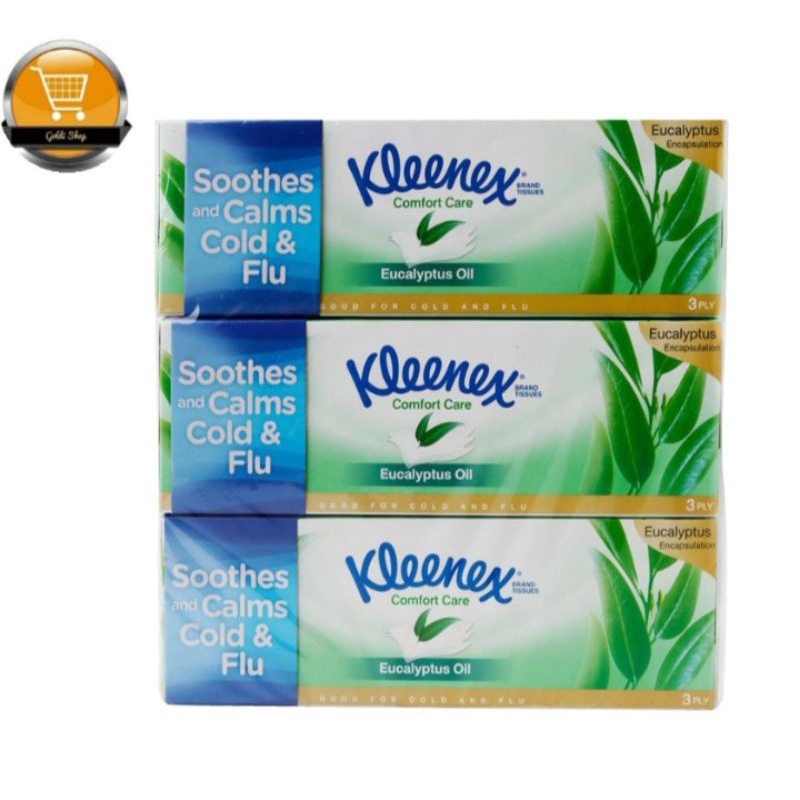 Kleenex Facial Care with Eucalyptus Oil 3Ply Tissues