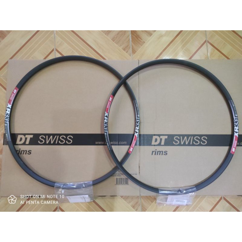 DT Swiss XR331 Rims For 27.5 inch Bike Sold in pair Aluminium