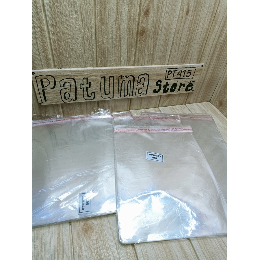 Opp Adhesive Plastic Contains 100 Clear Plastic Sheets Shopee Philippines