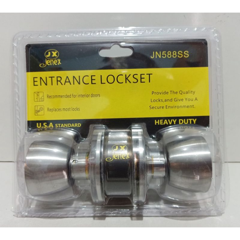 Entrance Door Lock Set with 3 keys Jenex 588 series Shopee Philippines