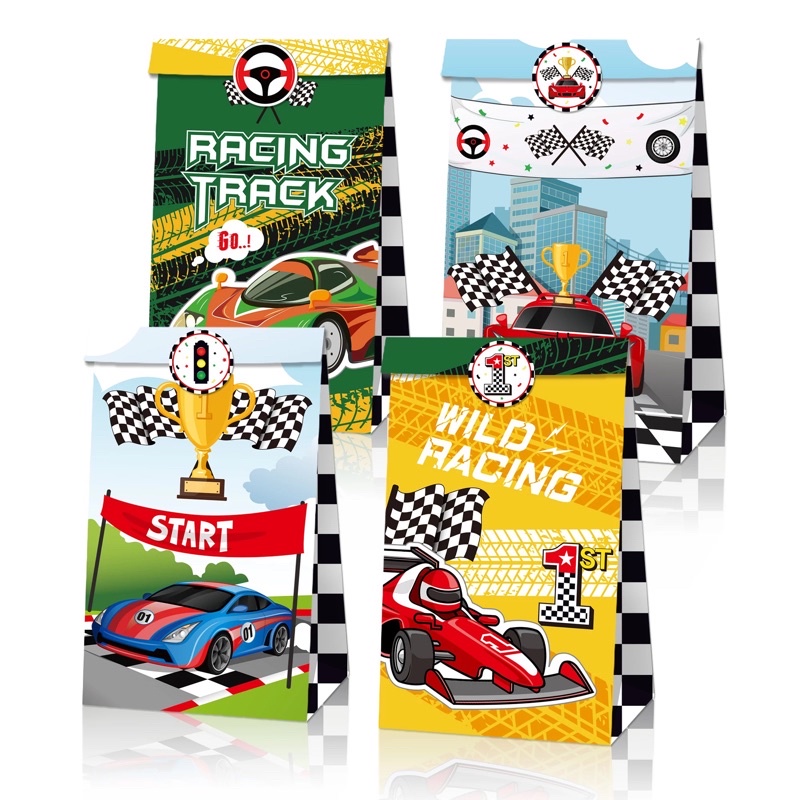 Racing Cars Standing Paper Bag (12 pcs) | Shopee Philippines