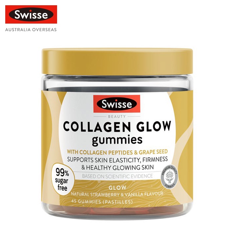 Swisse Beauty Collagen Glow Gummies 45 Gummies (Pastilles) (EXP:12 2025 ...