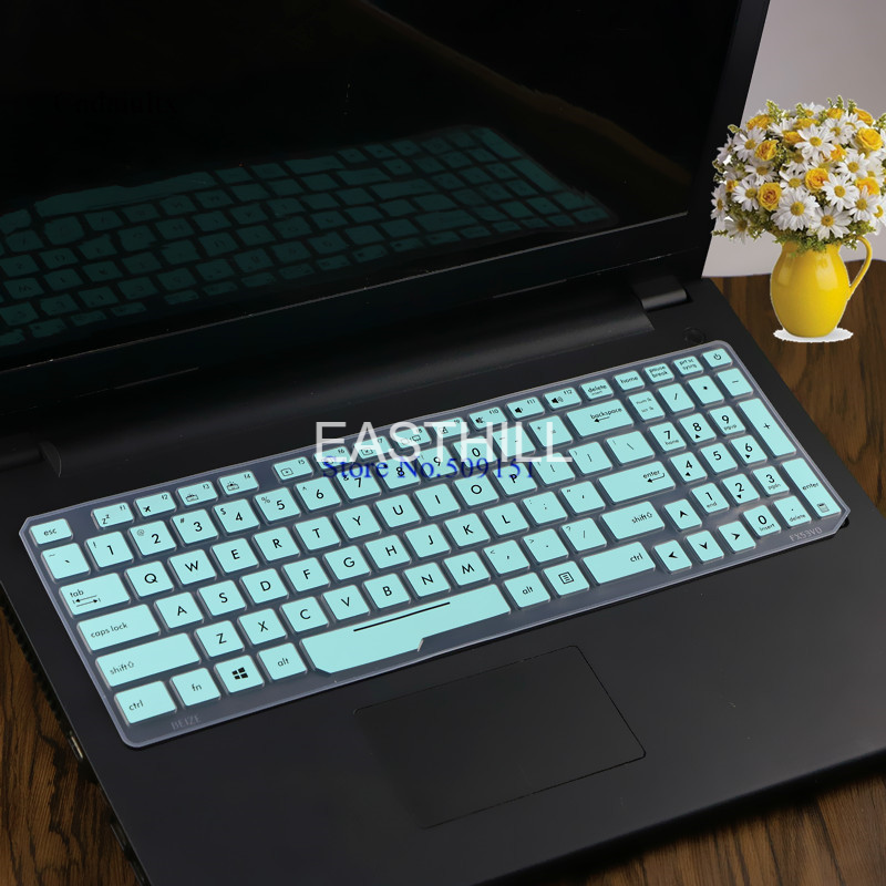 EASTHILL 15.6 inch Silicone laptop keyboard cover protector Skin For ...