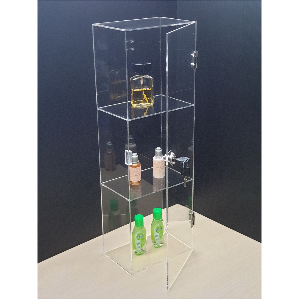 Clear Acrylic Display Perfume Model Product Showcase Storage