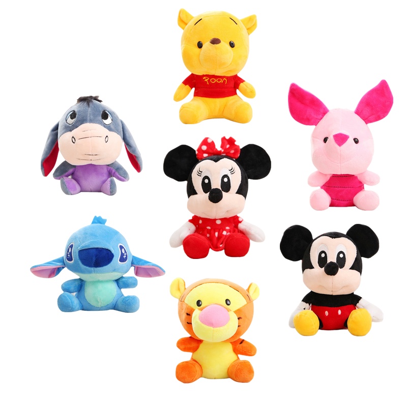 Disney Stuffed Animals Plush Toys Winnie the Pooh Mickey Mouse Minnie