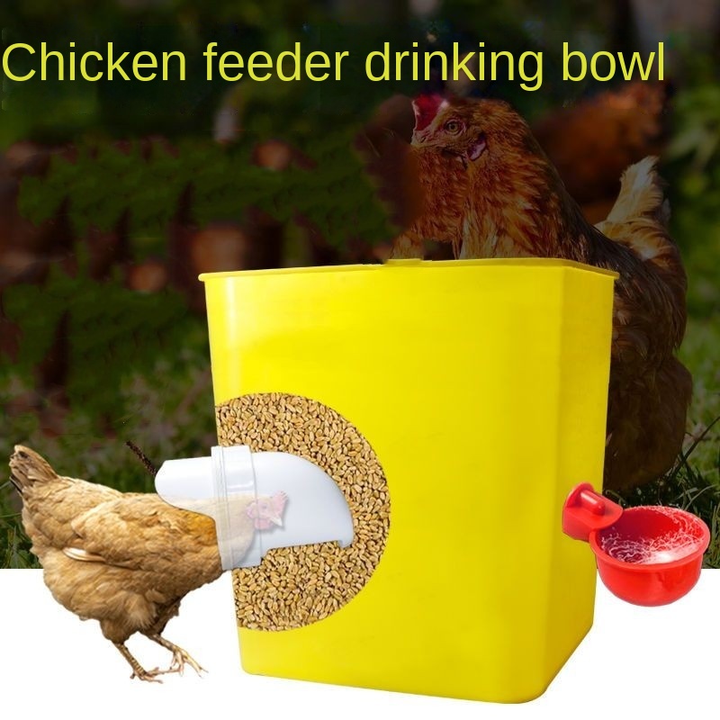 Poultry Feeder, Chicken Feeding Tank Can't Overturn Duck ...