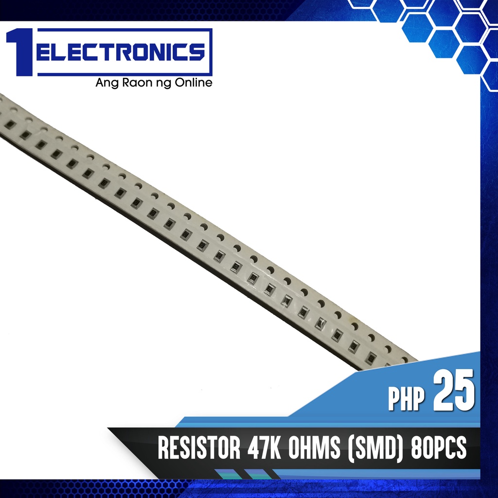 1Electronics 80pcs RESISTOR 47 K (SMD) Shopee Philippines