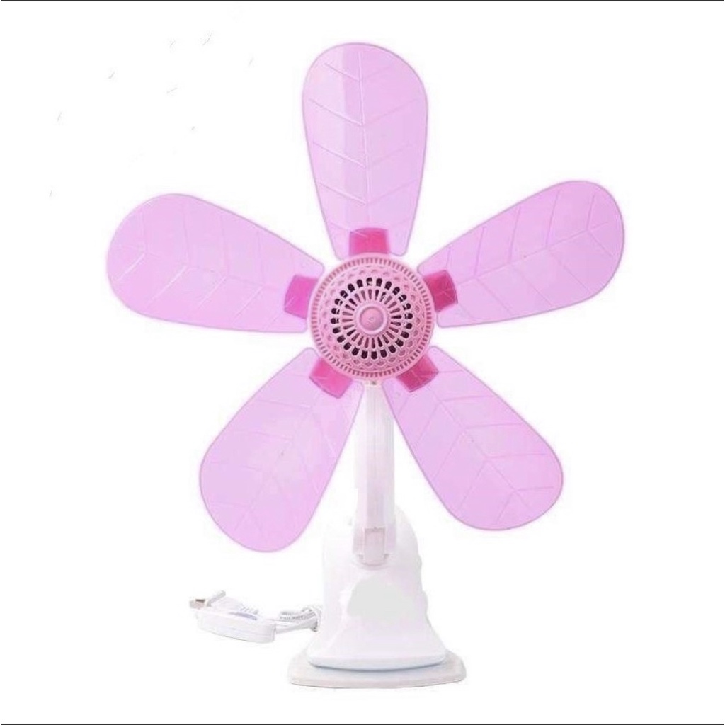 cod Portable Clip Electric Mini Fans /CLIP/ WALL/STAND Fan Fiveleaf